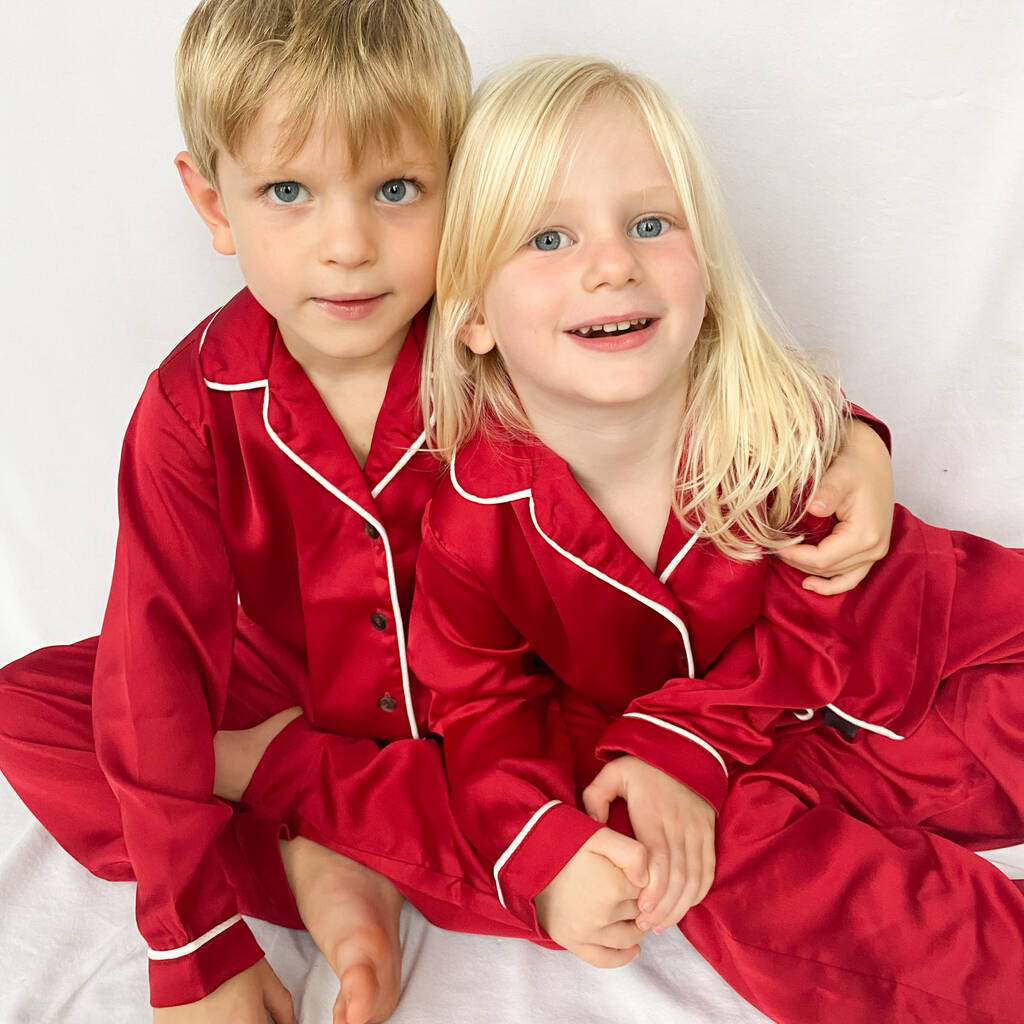 Personalised Childrens Christmas Pyjamas, 1 of 7