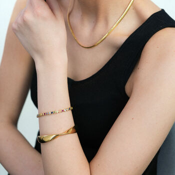 Rainbow Tennis Bracelet, 2 of 7