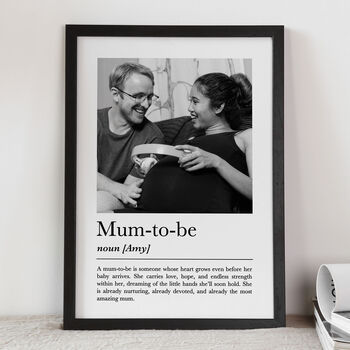 Personalised Mum To Be Print, Gift For New Mum, 2 of 6