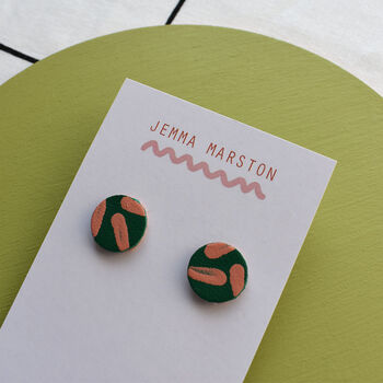 Colour Mini Leather Painted Studs, 11 of 12