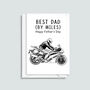 Motorbike Father's Day Card, thumbnail 2 of 2