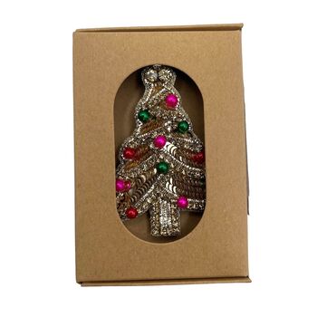 Kitsch Christmas Tree Brooch, 2 of 3