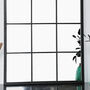 Contemporary Tall Iron Window Mirror, thumbnail 5 of 5