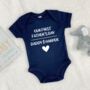 Our First Fathers Day Personalised Babygrow, thumbnail 1 of 9