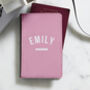 Pink Personalised Passport Cover, thumbnail 2 of 3