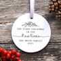 Personalised First Christmas In Our New Home Ornament, thumbnail 1 of 3