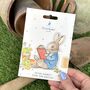 Peter Rabbit Reading Sew On Patch, thumbnail 1 of 3