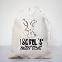 Personalised Bunny Easter Treats Bag, thumbnail 3 of 4