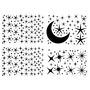 Sparkle Stars And Moon Wall Stickers, thumbnail 3 of 4