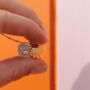 Summer Golden Seashell Pendant With Captured Pearl Necklace, thumbnail 1 of 6