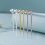 Starburst Dangle Drop Stud Earrings In Sterling Silver, thumbnail 4 of 11
