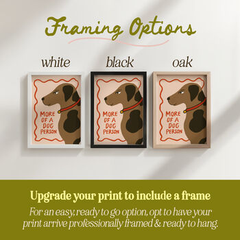 Dog Person Illustrated Dog Print, 4 of 11
