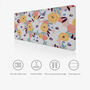 Abstract Flowers Desk Mat, thumbnail 6 of 6