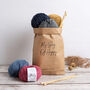 Moss Stitch Bag Easy Knitting Kit, thumbnail 8 of 9