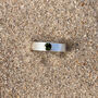 Pink Or Green Tourmaline October Birthstone Ring In Textured Sterling Silver, thumbnail 4 of 12