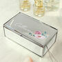 Personalised Floral Mirrored Jewellery Box, thumbnail 3 of 5