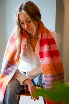 Personalised Colour Blend Blanket Scarf, 4 of 4