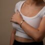 Womens Silver Herringbone Bracelet, thumbnail 3 of 8