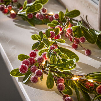 Hambledon Berry LED Christmas Garland, 3 of 5