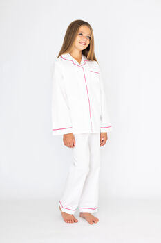 Personalised Mummy And Daughter Traditional Pyjama Set, 11 of 11