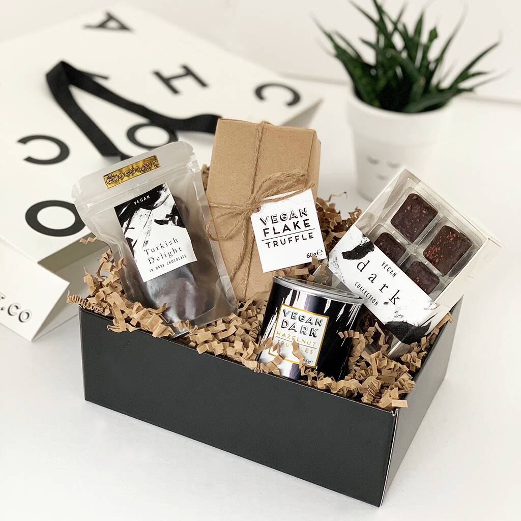Vegan Chocolate Lovers Gift Hamper By The Chocolate Gift
