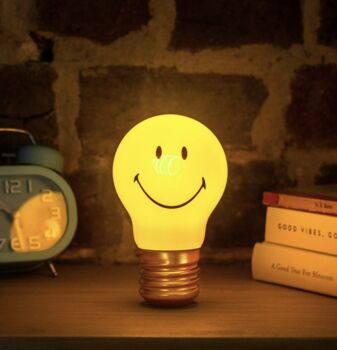 Rechargeable Cordless Smiley® Lightbulb, 3 of 3