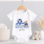 Personalised Scotland World Cup Baby Outfit, thumbnail 3 of 9