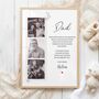 Dad Poem Photo Print, My Dad , My Stepdad, Photo Gift, Any Relationship, thumbnail 1 of 2