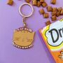 Cat Hair Everywhere Enamel Keyring, thumbnail 5 of 5