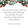 Red Toy Poodle Christmas Card, thumbnail 3 of 6