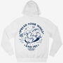 Spread Your Wings Unisex Fried Chicken Hoodie In White, thumbnail 6 of 7