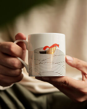 Fox Mug | Storm Surge Fine Bone China Mug, 2 of 4