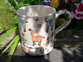 Tankard Mug In Llamas Design, 4 of 6