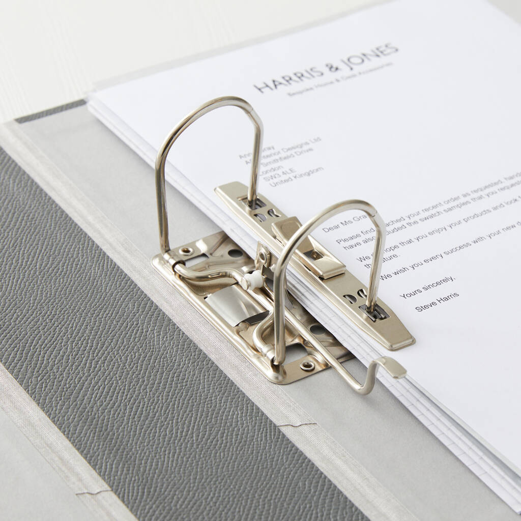 Classic Personalised Lever Arch File By Harris & Jones Ltd