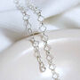 Sterling Silver Shimmer Clover Necklace, thumbnail 2 of 7