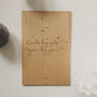 Side By Side, Year By Year Wooden Card, thumbnail 2 of 4