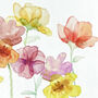 Blossom Limited Edition Watercolour Art Print, thumbnail 2 of 3
