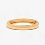 Kin 18 K Gold Plated Plain Bangle, thumbnail 2 of 5