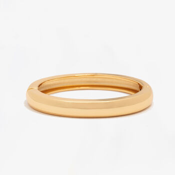 Kin 18 K Gold Plated Plain Bangle, 2 of 5