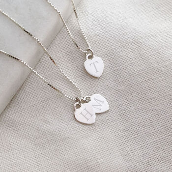 Personalised Heart Initial Necklace, 10 of 10