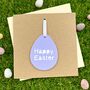 Happy Easter Acrylic Egg Decoration Card, thumbnail 1 of 4