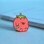 Tomato Enamel Pin | Cute Pin Badges, thumbnail 1 of 5