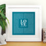 Personalised Wedding Vows Framed Print, thumbnail 3 of 8