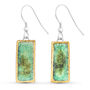 Emerald Reef Drop Earrings, thumbnail 2 of 3