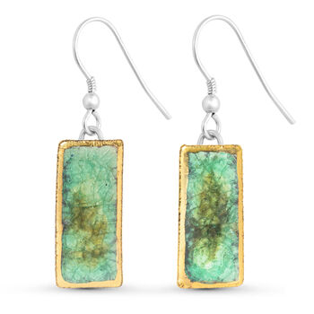 Emerald Reef Drop Earrings, 2 of 3