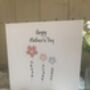 Personalised Mothers Day Flower Card, thumbnail 2 of 7