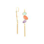 Three Elements Laminated Capiz French Hooks Earrings, thumbnail 2 of 3