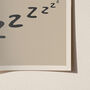 Zzz Goodnight Print, thumbnail 6 of 12