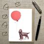 Personalised Field Spaniel Dog Birthday Card, thumbnail 1 of 4