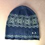 Personalised Patterned Initials Beanie Hat, thumbnail 2 of 3